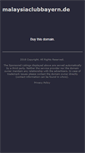 Mobile Screenshot of malaysiaclubbayern.de